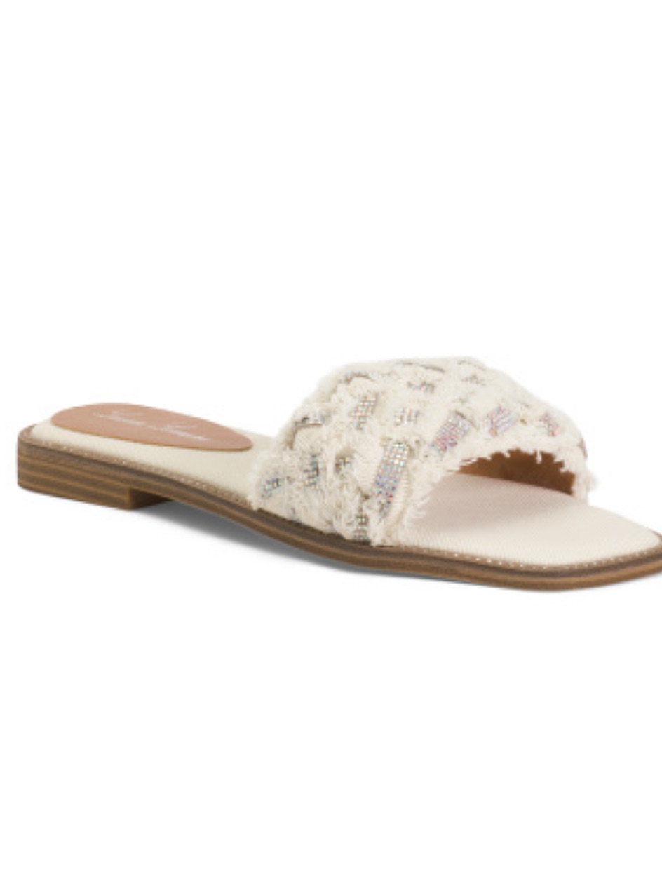 Lauren Lorraine Braided Slide Sandals - Women